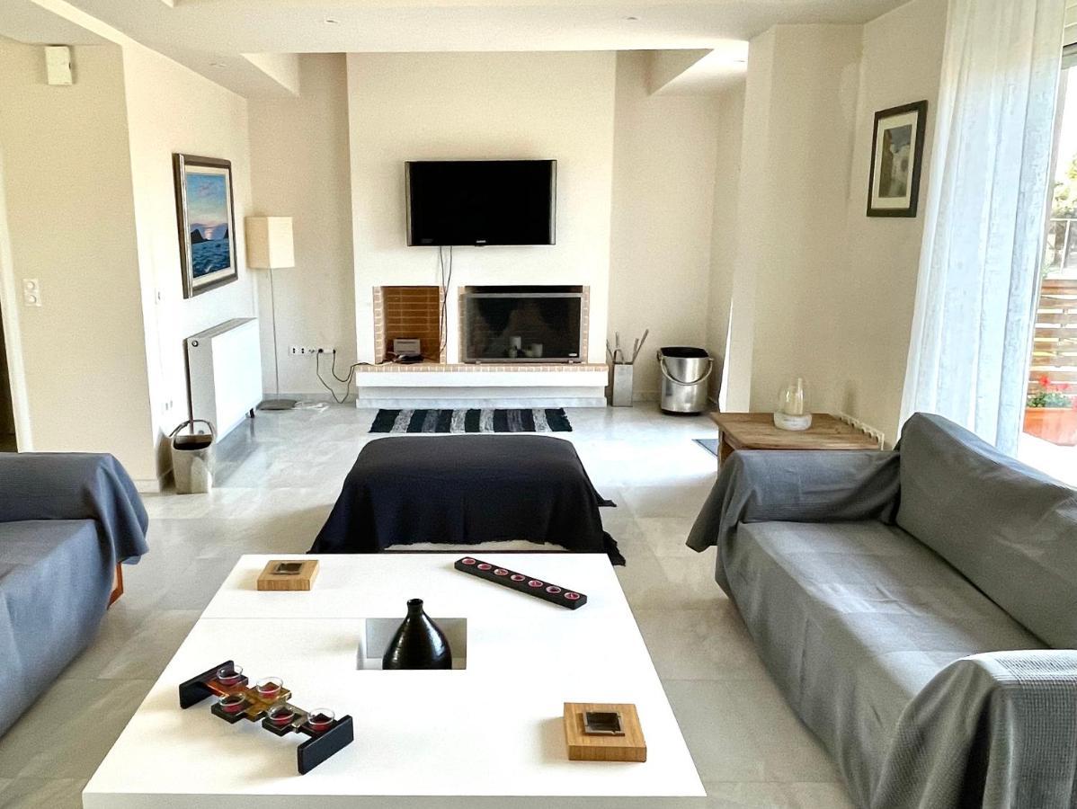 Legrena Beach Villa スーニオ エクステリア 写真