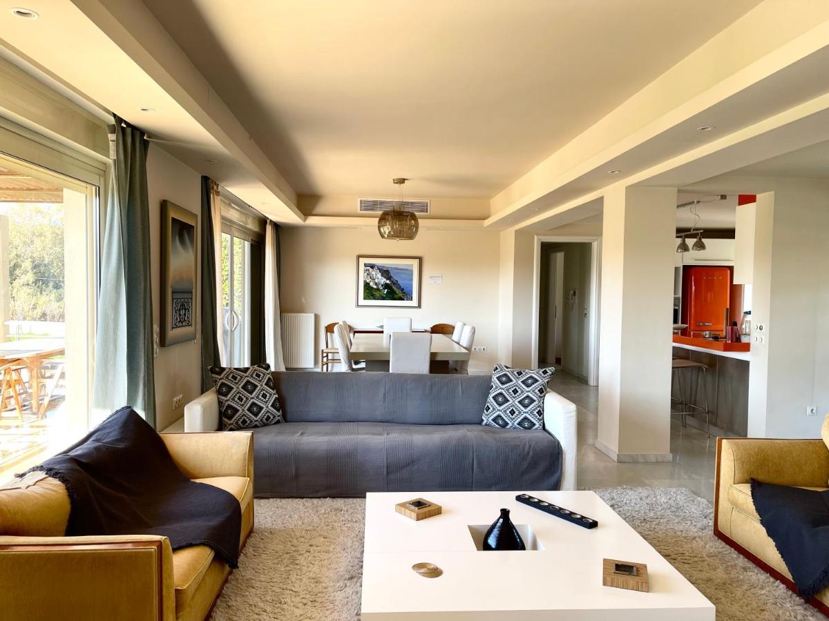 Legrena Beach Villa スーニオ エクステリア 写真